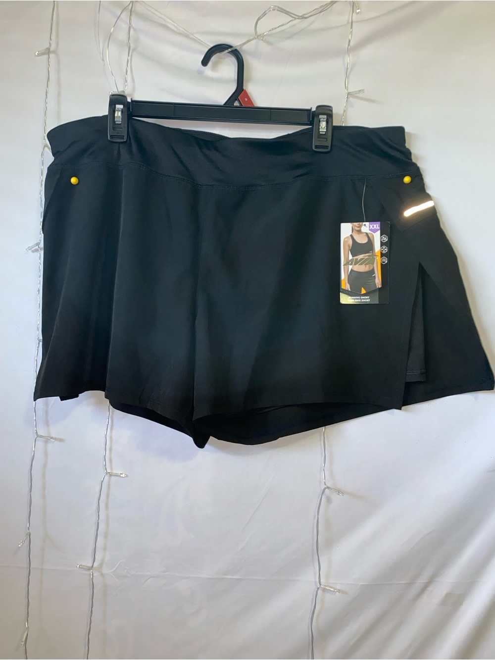 Black Women's Athletic Skort Shorts